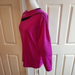 Under Armour Fuschia Goalkeeper Jersey YXL